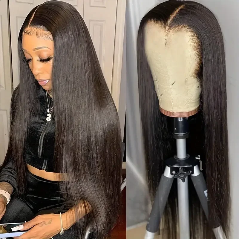 Straight 13x4 13x6 Hd Lace Front Human Hair Wig Pre Plucked Transparent Lace Frontal Wigs 5x5 4x4 Hd Closure Wig For Black Women human hair wig lace front wigs