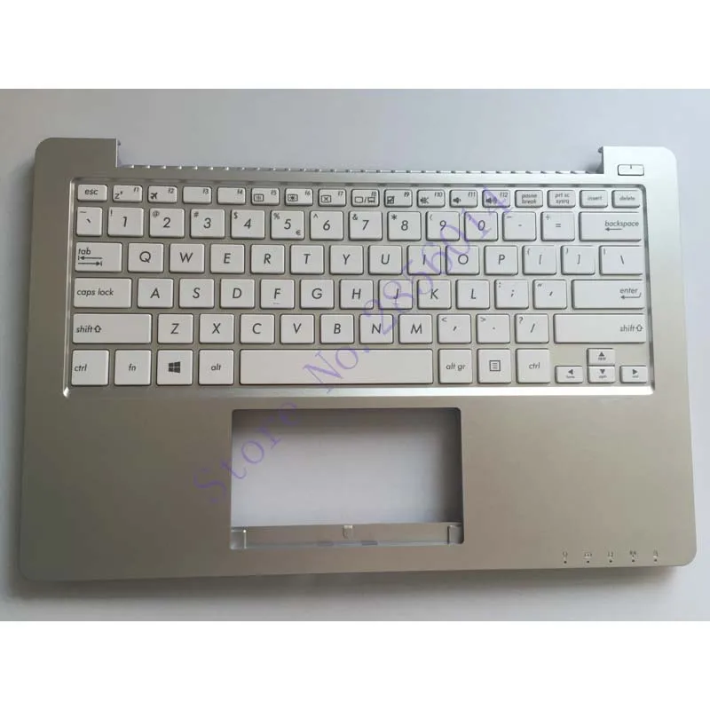 

US keyboard For ASUS X201 X201E English Laptop Palmrest Cover White key
