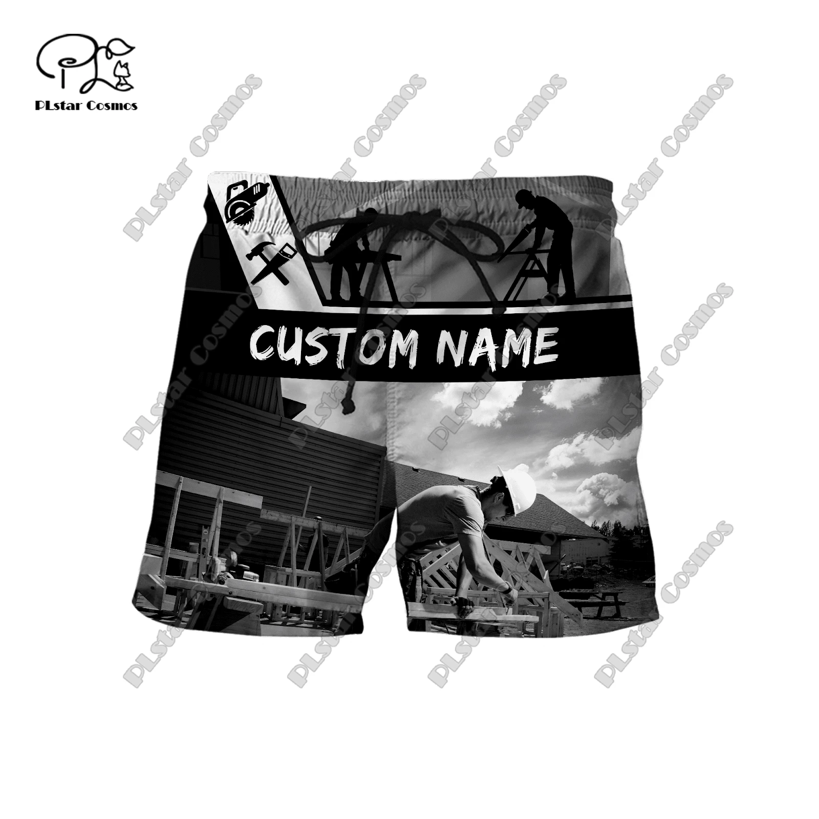 PLstar Cosmos 3D Printed Love Carpenter Full Body Print Custom Name New Shorts Beach Casual Shorts