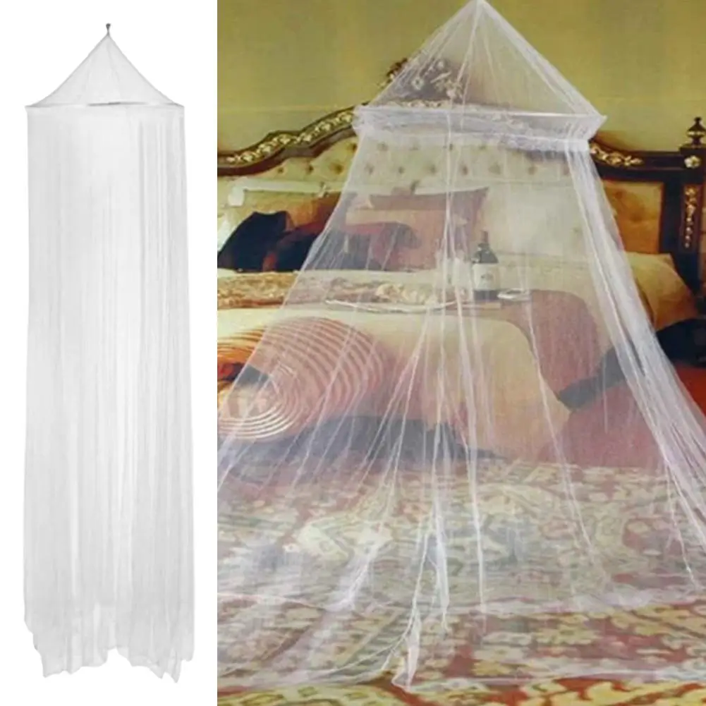 Description Picture 4 of itemSummer Home Dome Mosquito Net For Double Bed Summer Polyester Mesh Fabric Home bedroom Bedding Princess Girl Insect Net