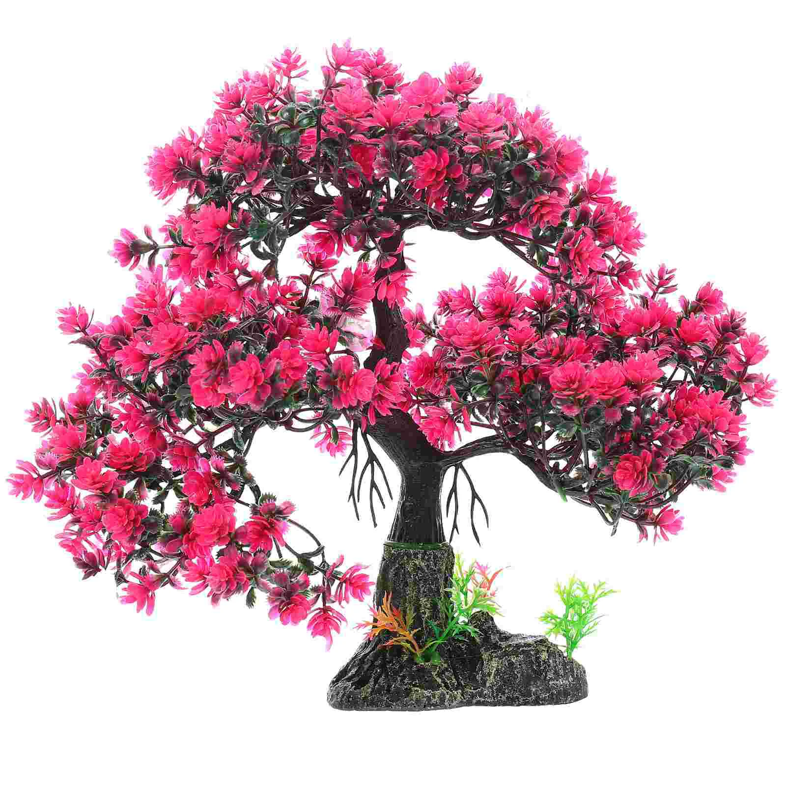 

Fish Tank Landscaping Tree Craft for Ornament Decor Aquarium Landscape Decorative Fake Simulation Resin Bonsai