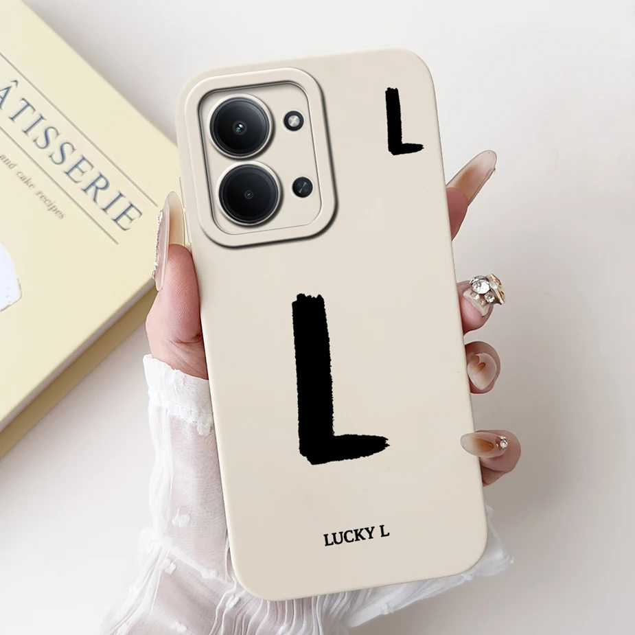 Cute Lucky Letters Shockproof Phone Case, Soft s Cover