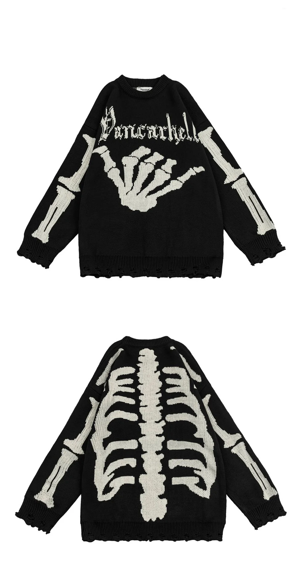 Harajuku Fashion Knitted Sweater