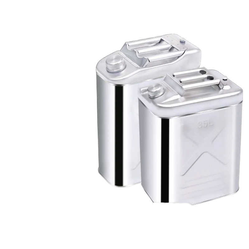 304 stainless steel upgrade thickened square gasoline diesel barrel car motorcycle refueling barrel spare oil storage