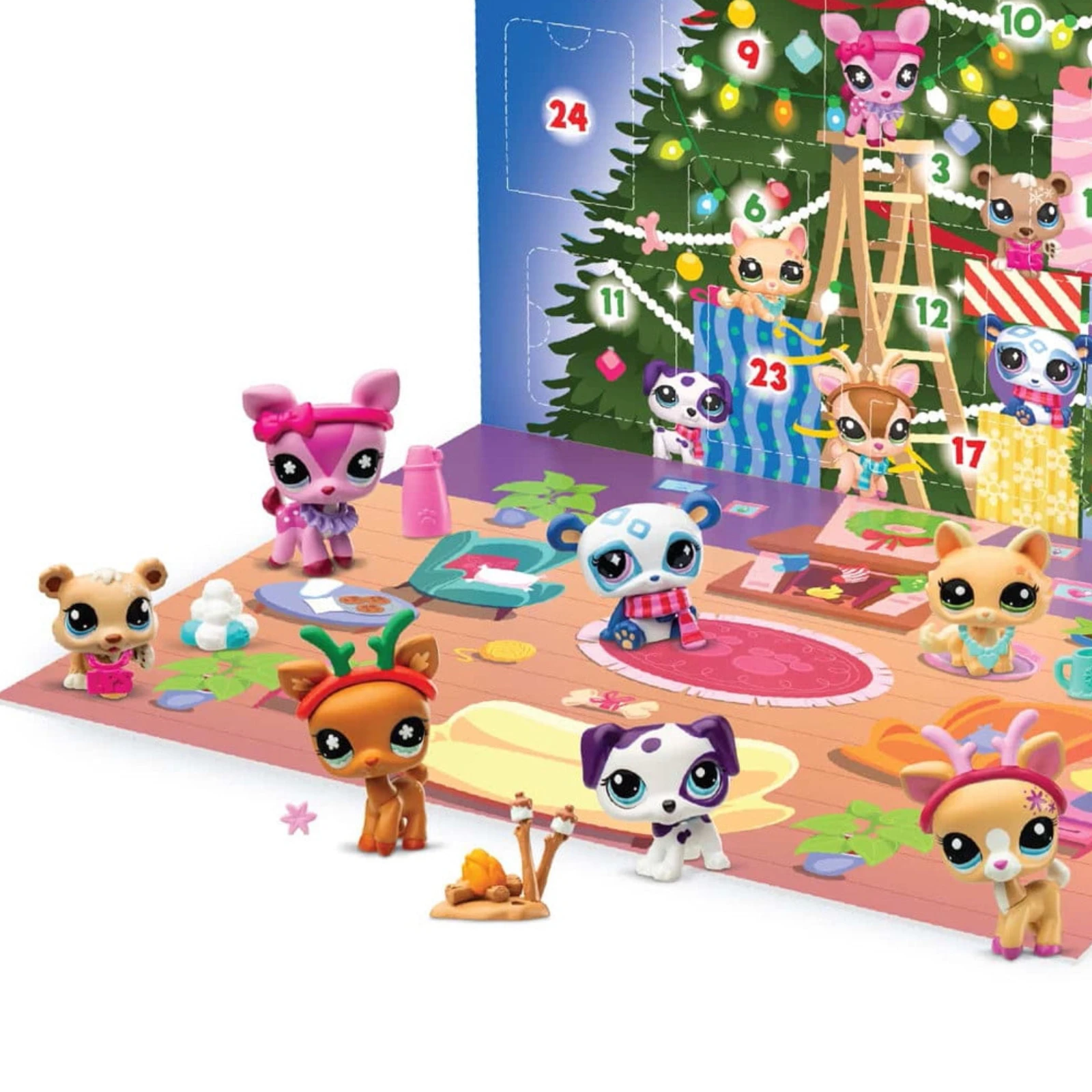 Little Pet Shop Advent Calendar 24 Day Mini Anime Figure Gift Box Christmas Series Christmas New Year Gifts for Kids Toys