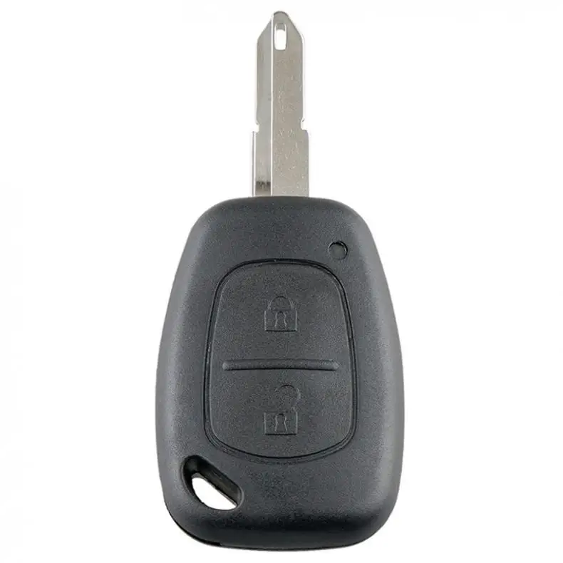 Sostituzione custodia chiave automatica a 2 pulsanti con guscio chiave remota per auto con 206 lama chiave non tagliata per Kangoo-/Renault- Traffic Master Vivaro- - Image 6