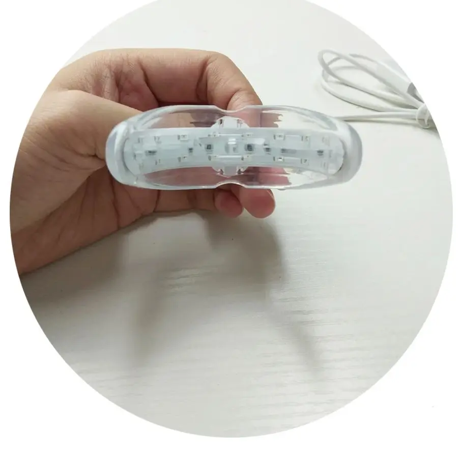 

Dental Oral Thrush Built-in 16 Leds Lights Accelerator Light Mini Led Teeth Whitening Lamp Oral Treatment Laser Dental Tools