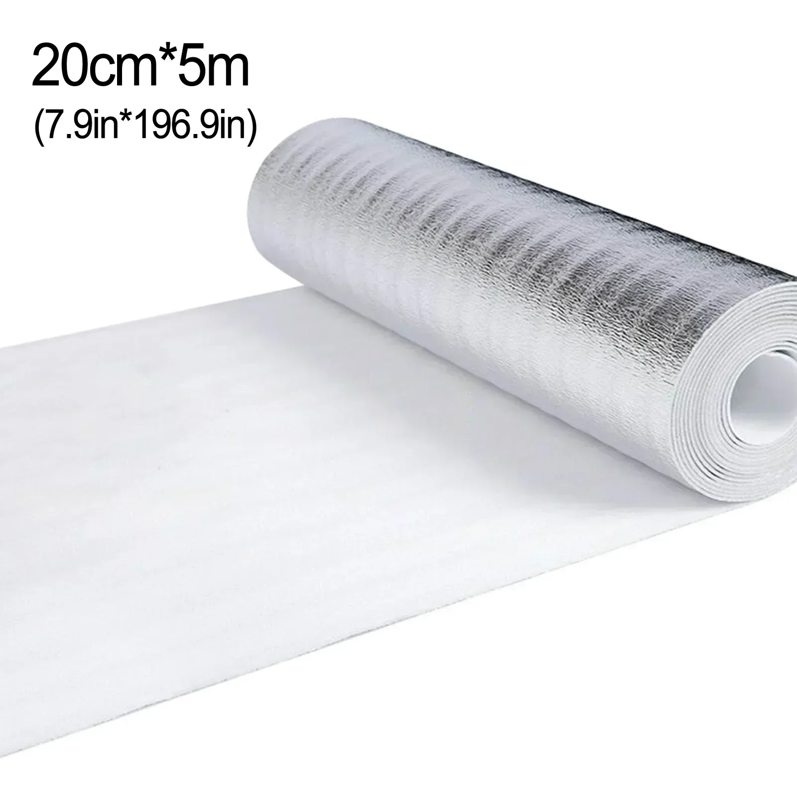 Reflective Foil Insulation 1Roll Radiator Reflective Film Multi-Function Insulating Protection Pad 3mm Thickened Aluminum Foil Cotton Insulation Film