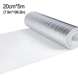 Roll of Radiator Reflective Insulating Protection Pad - 3mm Thickened Aluminum Foil Cotton