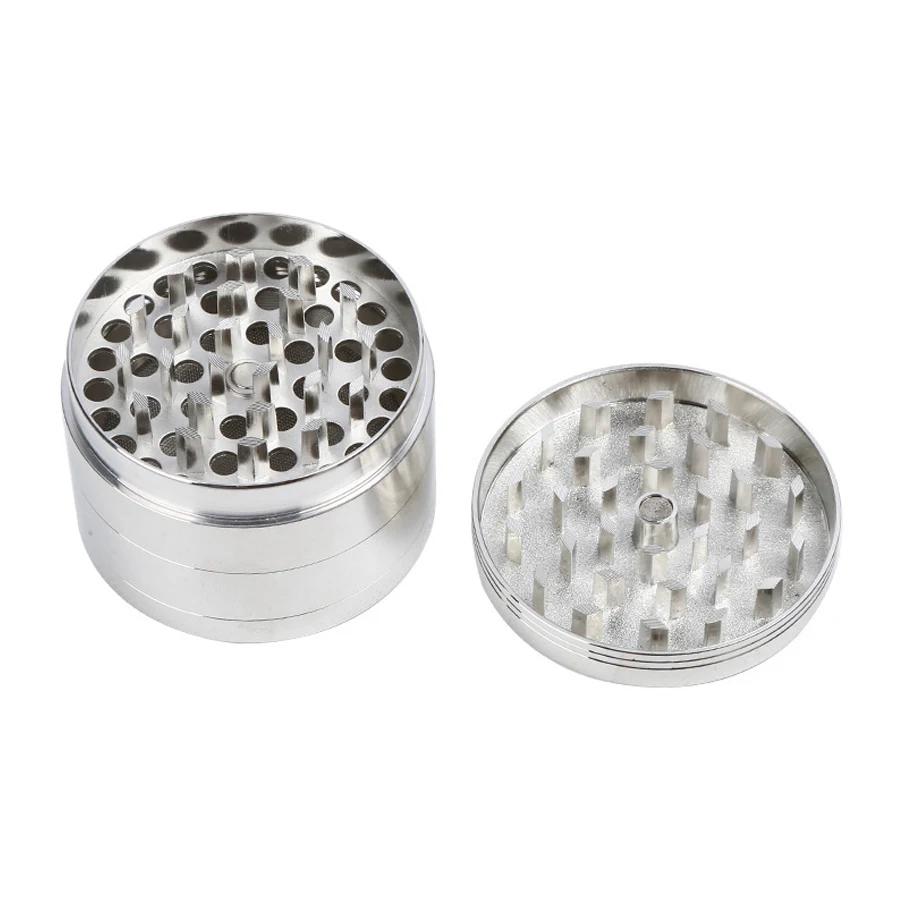 4 Layers Mini Cute 40mm Hemp Pepper Pot Spice Mill Zinc Alloy Metal Dry Herb Smoke Cigarette Accessories Herbal Tobacco Grinder 5