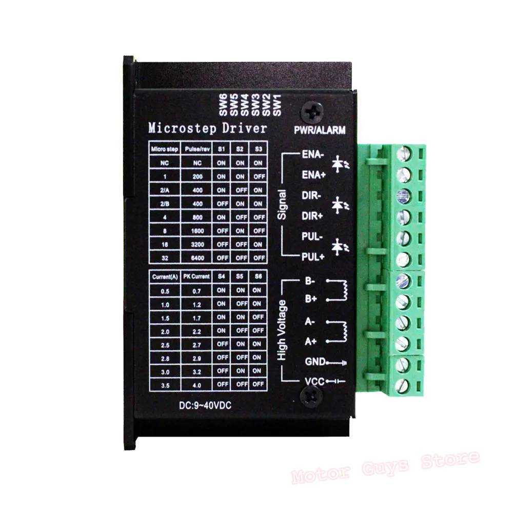 4.0A DC 9V 12V 24V 42V TB6600 stepper motor driver Controller Board For Nema 23/34/42/57/86/17/32 segments CNC Engraving machine