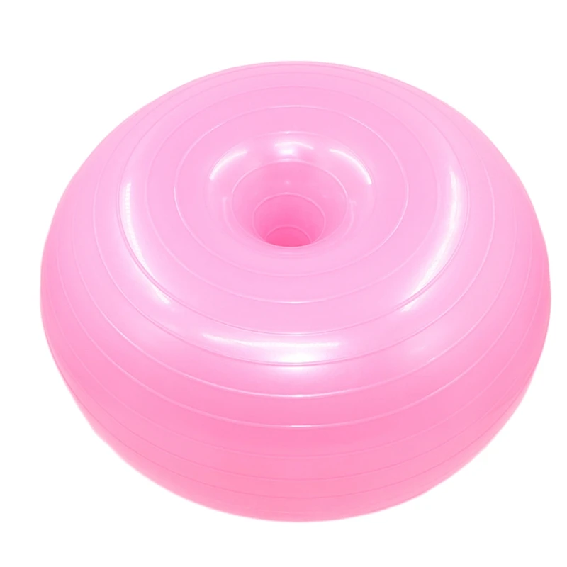 Inflatable Yoga Ball Donut Gym Exercise Workout Fitness Pilates Balance Yoga Ball For Women 50cm yoga ball gymnastics ball