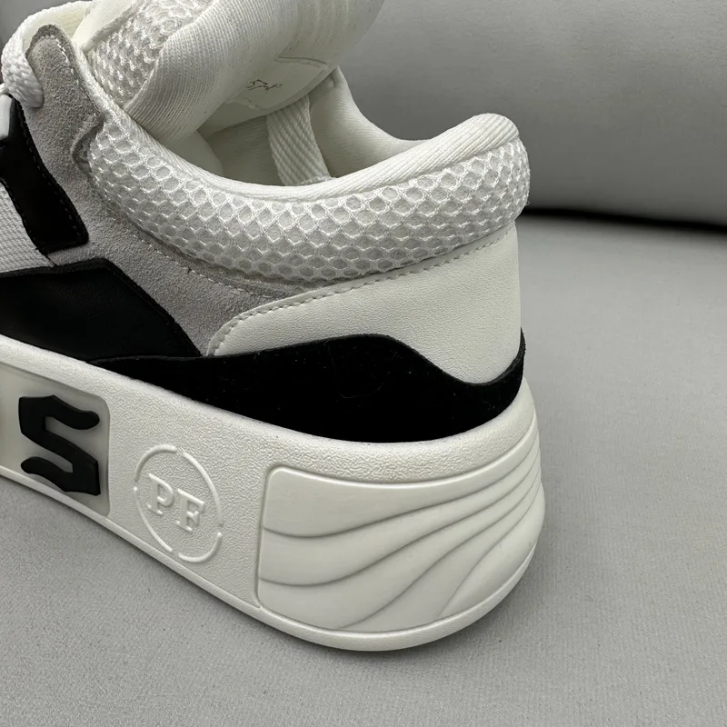 VersatileinsUniqueFashionable Comfortable Casual Shoes Trendy Letter Mens Thick Bottomed Height Increasing Shoes Breathable Rubb