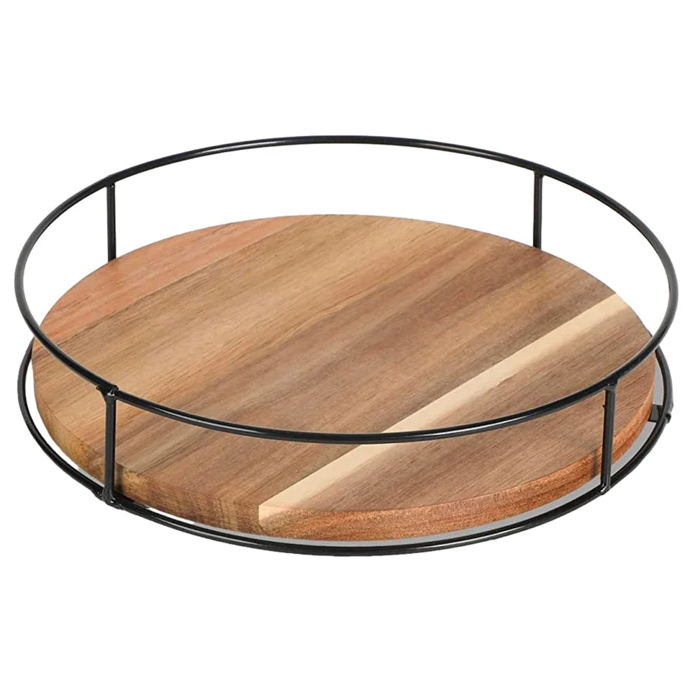 360 Degree Rotating Lazy Susan Turntable Versatile Rotating Storage Rack Round Wooden for Home Kitchen Pantry rotating storage organizer,rotating stand
