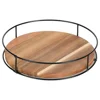 360 Degree Rotating Lazy Susan Turntable Versatile Rotating Storage Rack Round Wooden for Home Kitchen Pantry 1