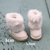 Shoes For Blyth Doll Warm Snow Boot With Fur Suitable For Rubber and Joint body 2