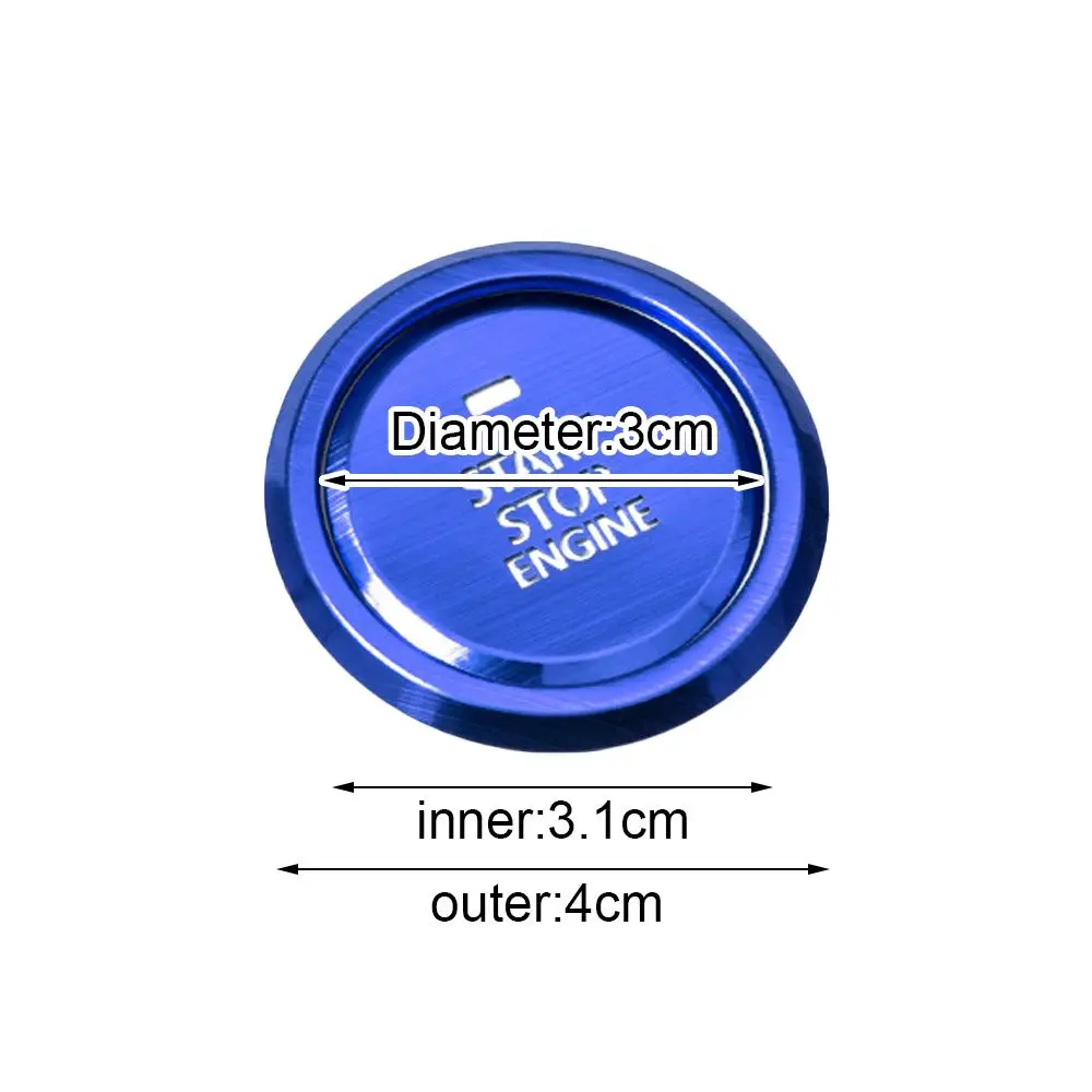Ignition Engine Start Push Button Cover Sticker Trim For Mazda 3  For Axela CX-30