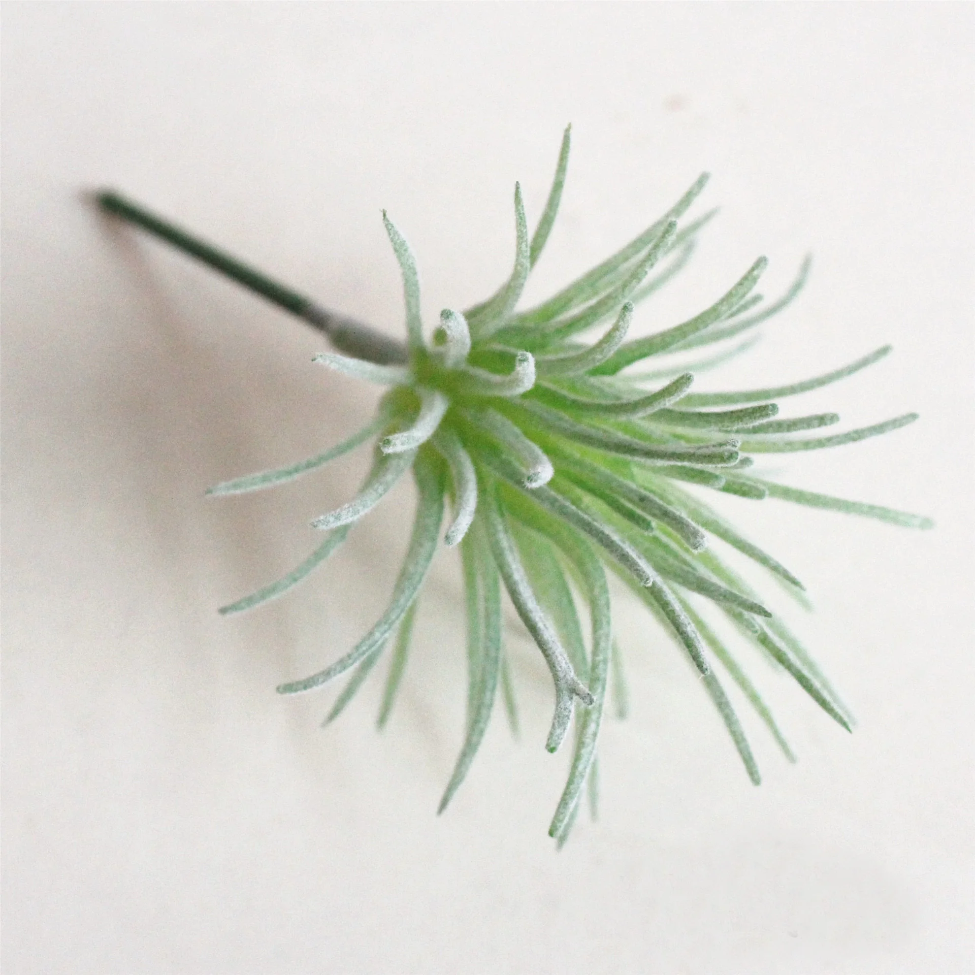 Artificial Plants 5X8cm Green Pink Flocking Fake Plants Artificial Succulent Plants Flower Arrangement Accessories Home Garden Wedding Decoration