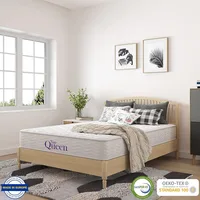 6 Inch Innerspring Twin Size Medium Firm Support Relief Mattress, Bed in a Box, White 2