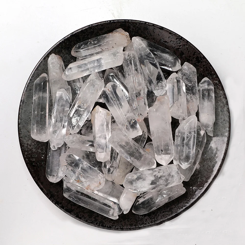 Natural Clear Quartz Crystal Points Healing Crystals Bulk for Jewelry Making and Healing Projects Home Decoration 6