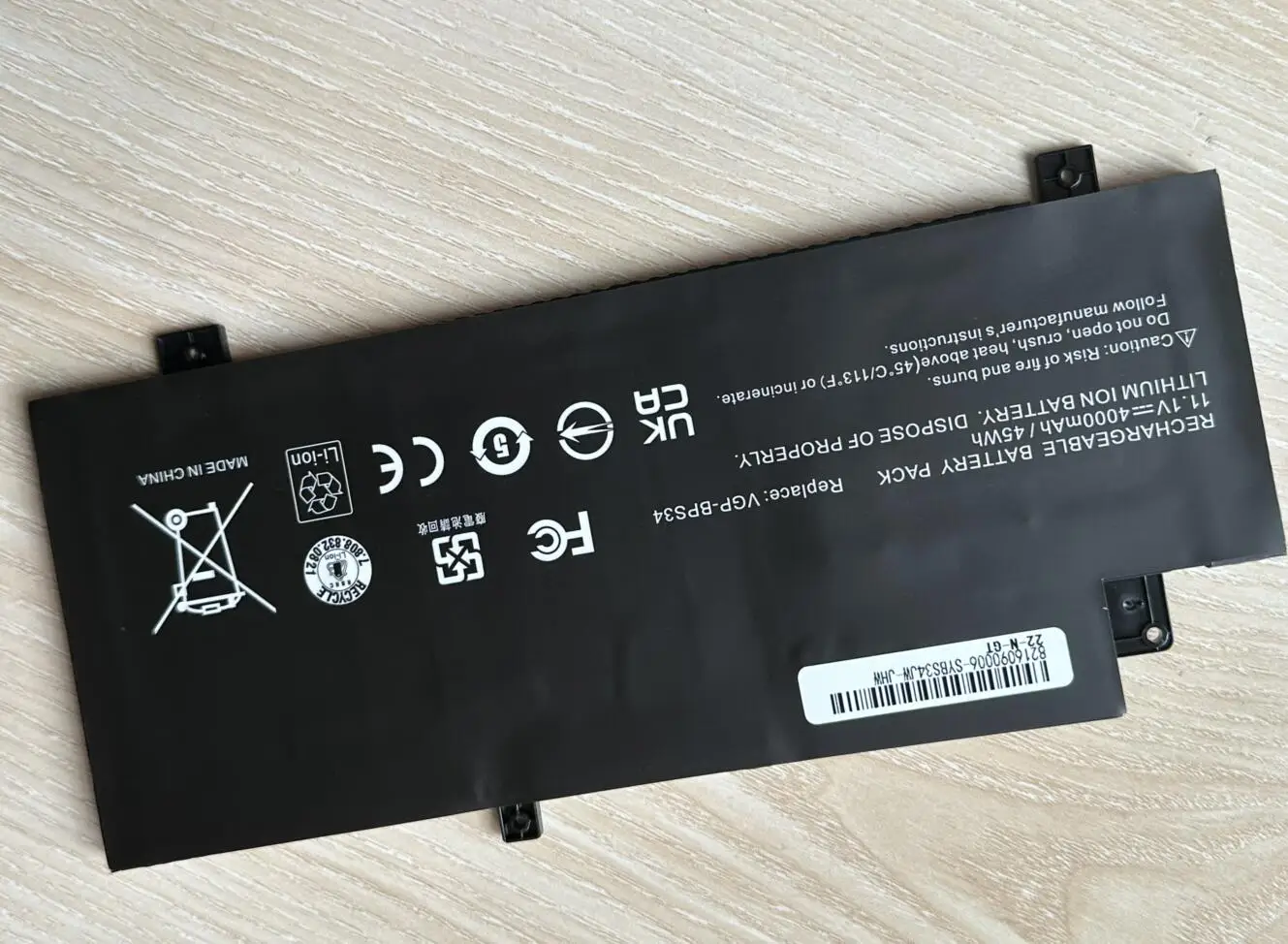 Bateria para Sony Vaio Fit 15 Svf15a Svf14a Série Svf15a1acxb Svf15a1ac xs Svf14a Svf14ac1qu Vgp-bps34 - Imagem 2