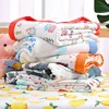 4 Layers Bamboo Cotton Blanket Baby Muslin Swaddle Kids Bath Towel Infant Bedding For Newborn Baby Blanket Infant Wrap 110X120CM 2