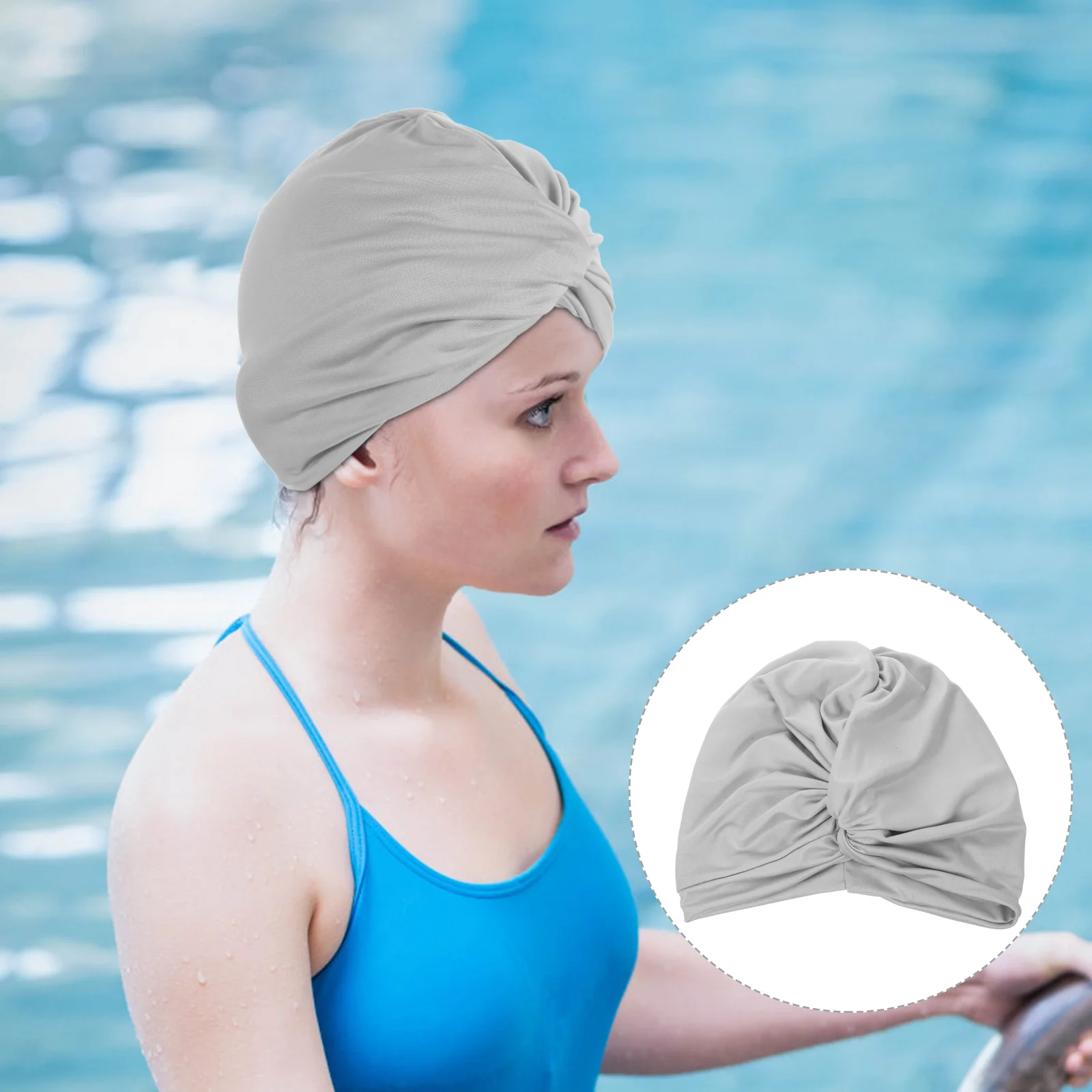 

Beach Hat Adult Swim Cap Has Women Caps for Long Hair Universal Nylon Child Braids and Dreadlocks
