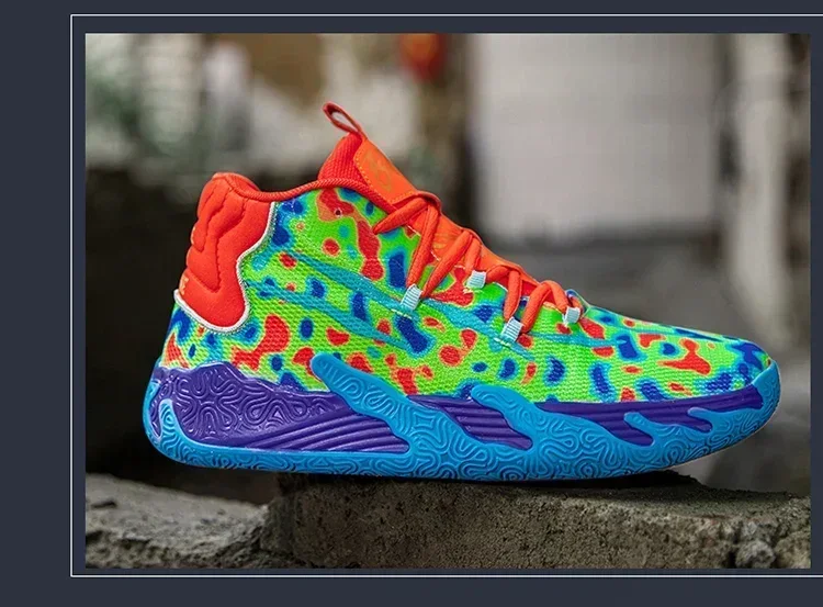 2025 Basketball Shoes for Men Cushioning Basketball Sneaker Women Kids High-top Outdoor Sport Sneakers Breathable Athletic Shoes