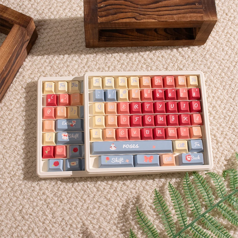 체리 GMK OEM 프로필 기계식 키보드 키 캡, 프로스트 뚜껑, 키 보관 가방, 케이스 박스, 3 레이어 키캡