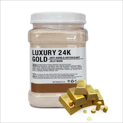 Hydrating Seaweed Jelly Mask Powder - Moisturizing & Skin Softening Formula (650g 24k Gold)