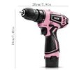 HILDA Electric Drill 12V Cordless Drill Electric Screwdriver Mini Wireless Power Driver DC Lithium-Ion Battery 3