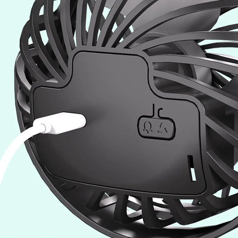 3 Gears Adjustable Portable Octopus Deformable Small Fan 360&deg; Shaking Head Folding Handheld Fan Outdoor USB Charging Desktop