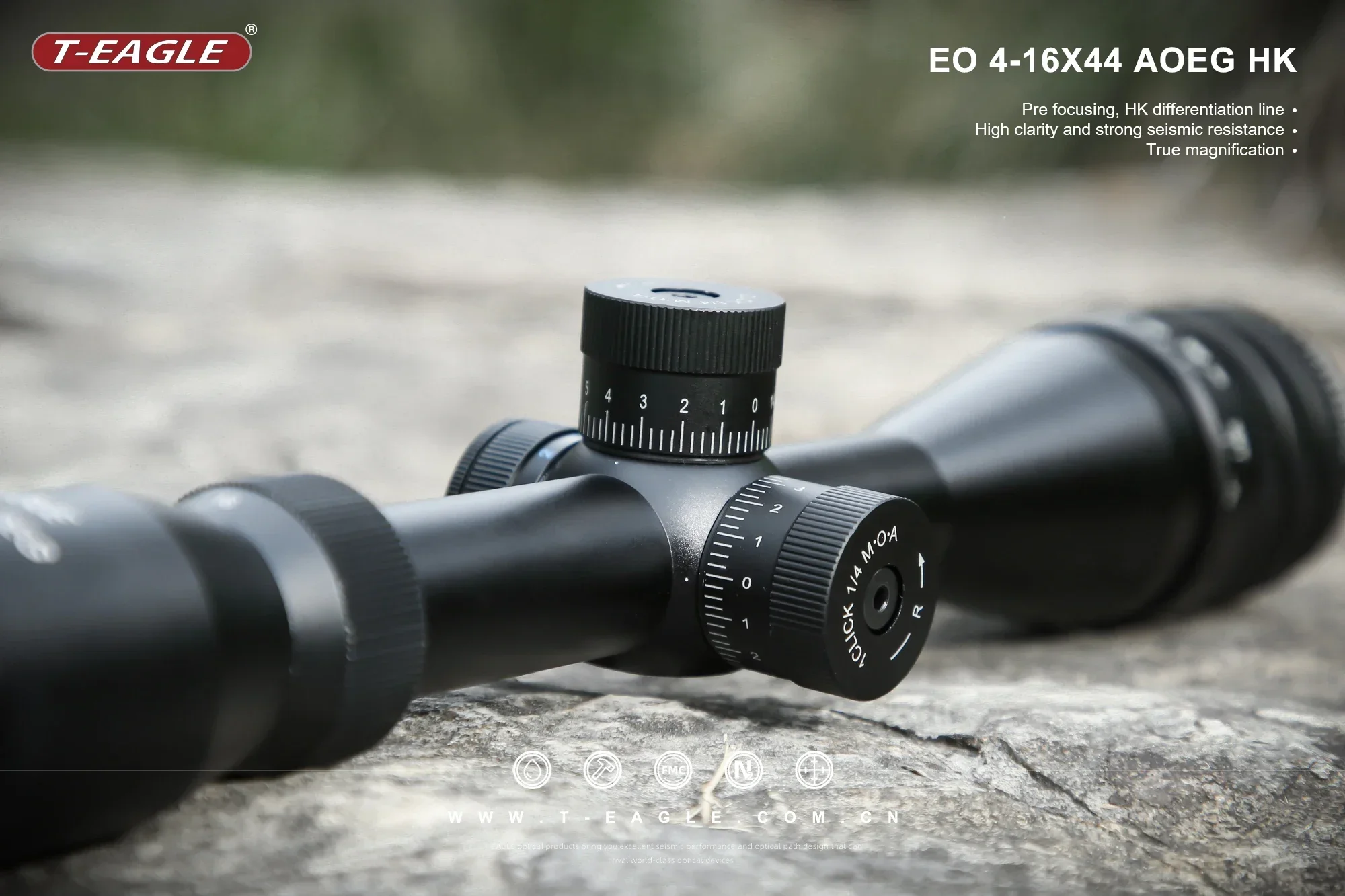 Description Picture 6 of itemEO 4-16x44 AOEG Rifle Scopes Sniper Air Gun Sight for Hunting Airsoft Optical Telescopic Spotting PCP Riflescopes