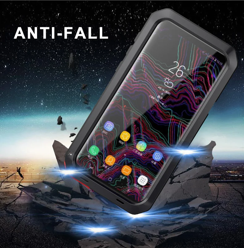 Armor Heavy Duty Protection Case for Samsung Galaxy S24 S23 S22 S21 FE S20 S10 S9 S8 Note 10 Plus 20 Ultra 360 Metal Tank Cover