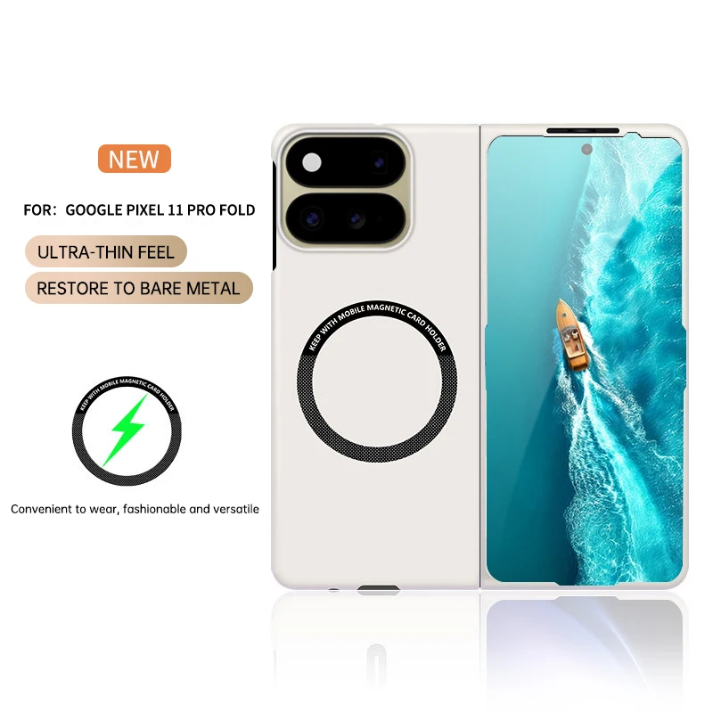 Magnetic Shockproof Frameless Phone Case - Lightweight and Durable Back Cover
