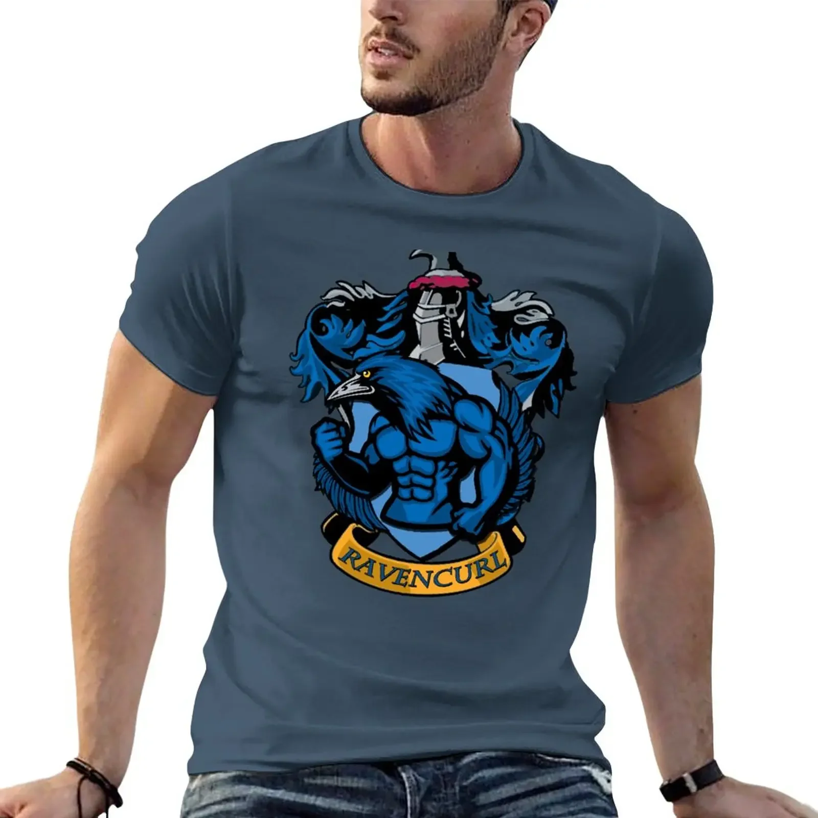 

RavenCURL T-Shirt hippie clothes vintage oversized t shirts for men