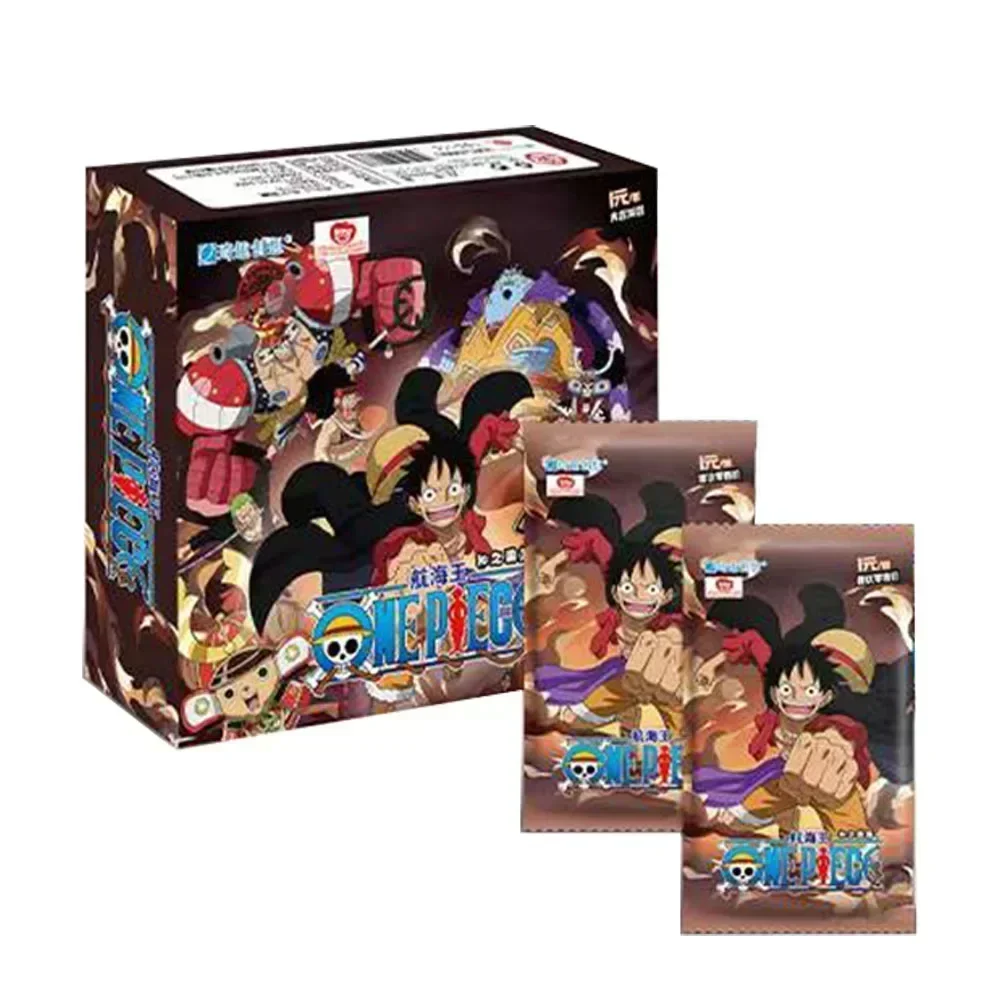 New Original One Piece Card Luffy Zoro Anime Figure Flash