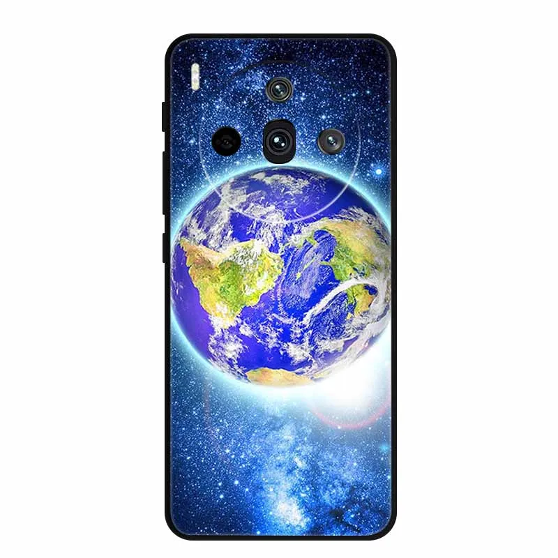 Sleek Black Silicone Fashion Phone Case – 6.78 Soft Back Cover