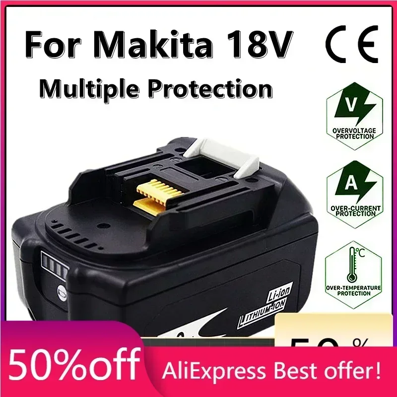 

18V Makita BL1830 BL1840 BL185 Use The Latest Version of of 18V 8ah Lithium Ion Rechargeable Battery 18V DC18RC DC18RF Li-ion CE