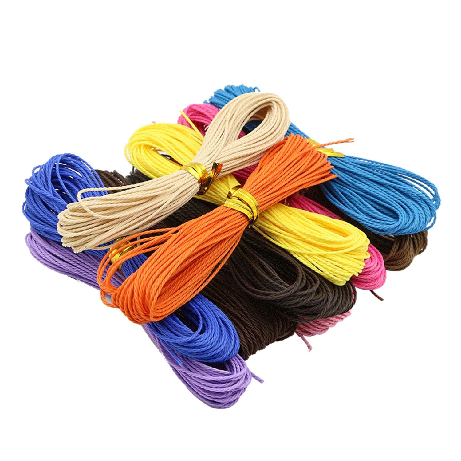 35 Colors Monochrome 10meters Cord String Sewing Leather Hand Wax Stitching DIY Thread for Making Bracelets Or Necklaces Repair