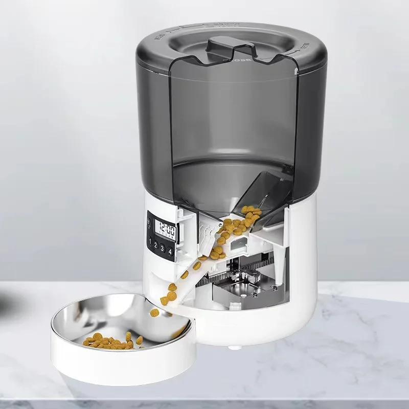 iPetDog 3L Smart Tuya APP Remote Cat and Dog Food Dispenser Timed Quantitative Food Output Automatic Pet Feeder