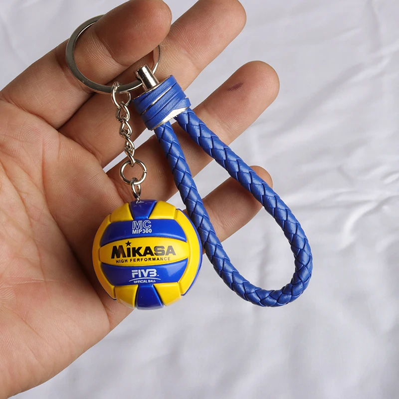 Schmuck Geschenke PVC Volleyball Schlüsselanhänger Mode Mini Kreative Strand Ball Schlüsselanhänger Bunte Niedliche Mini Ball Schlüsselanhänger Ornamente – Detail 10
