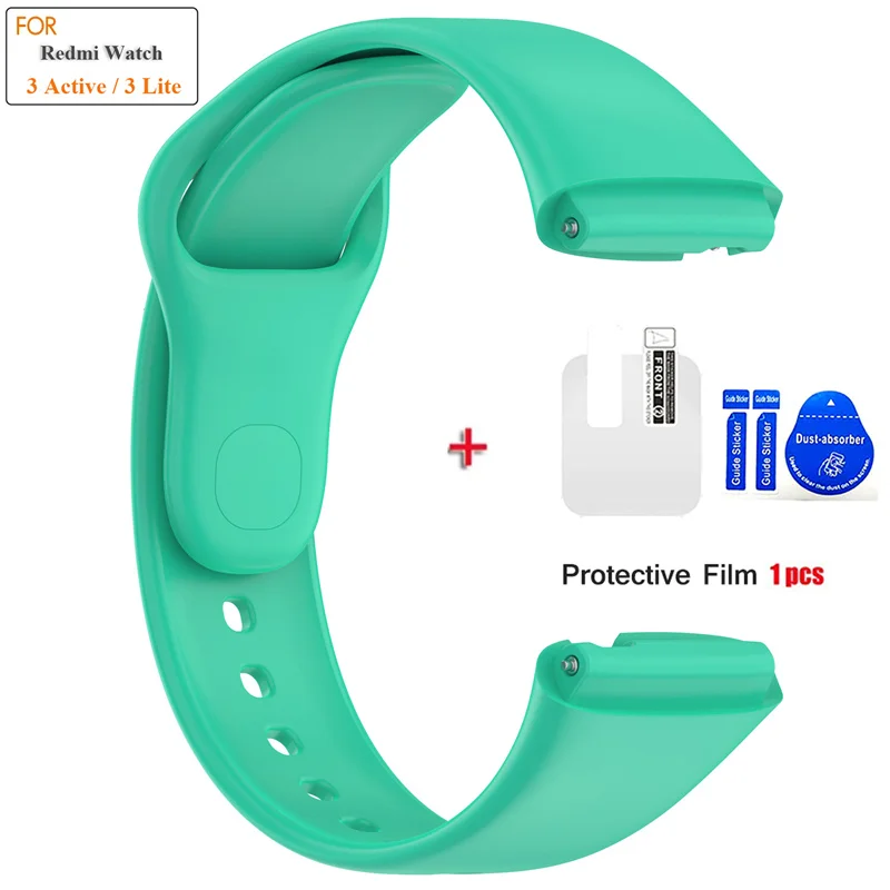 Soft Silicone Replacement Strap with Protector Film
