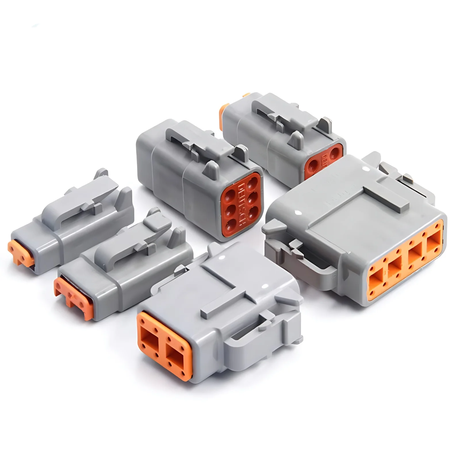 5/20/100 Sets 6 Pin Way Deutsch DTM04-6P DTM06-6S Waterproof Electrical Wire Connector 16-22AWG DTM Series Connector Male Female electrical connector