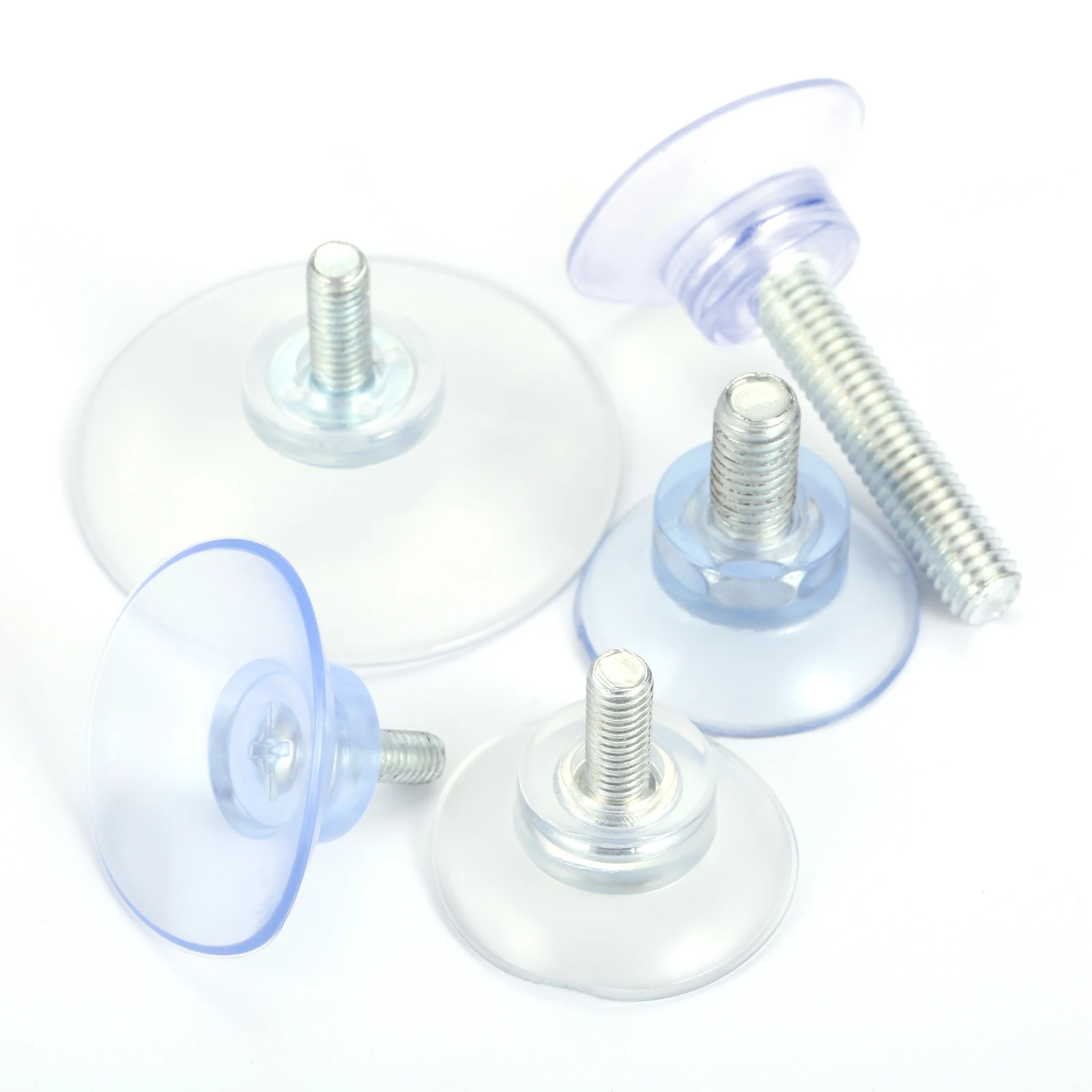 30 Stück Transparente Saugnäpfe 30 Mm – Aus Gummi, Ohne Haken, Für Glatte Oberflächen (Glas, Fliesen, Edelstahl)