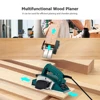 Electric Planer Multifunction Wood Planer Chamfer Planing Power Tool with Adjustable Cutting Depth Carpenter Woodworking Tool 6