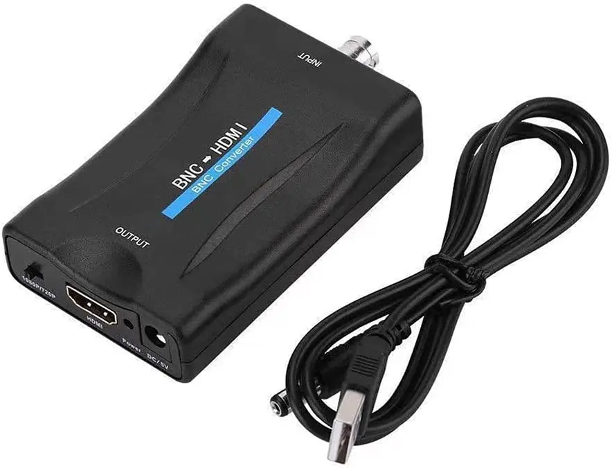 

Преобразователь BNC в HDMI дисплей HD 1080P/720P видеоадаптер монитор наблюдения для PS2, PS3, PSP, WII, XBOX360