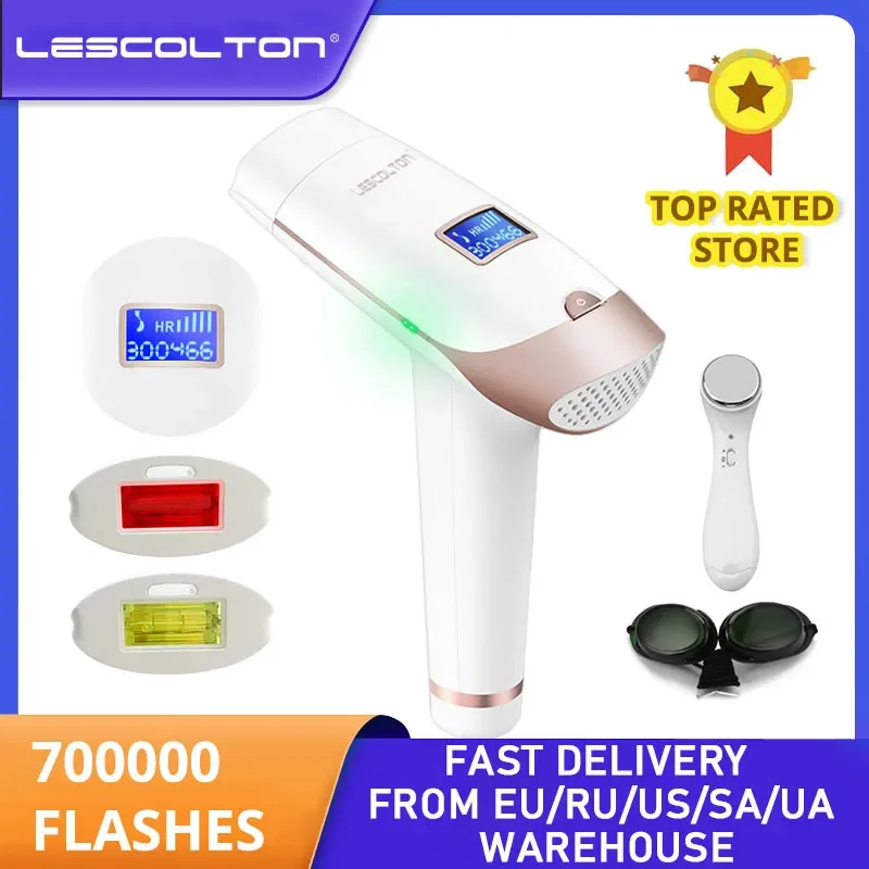 IPL Hair Removal T-009i Epilator 700000 Flash LCD Display Machine Women Permanent Bikini Trimmer Electric depilador