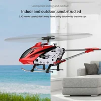 S107H  2.4G 3 Channel RC Helicopter Remote Control Helicopter Auto-hover Gyro Stabilization with LED light Mini RC Toy for Kids 2