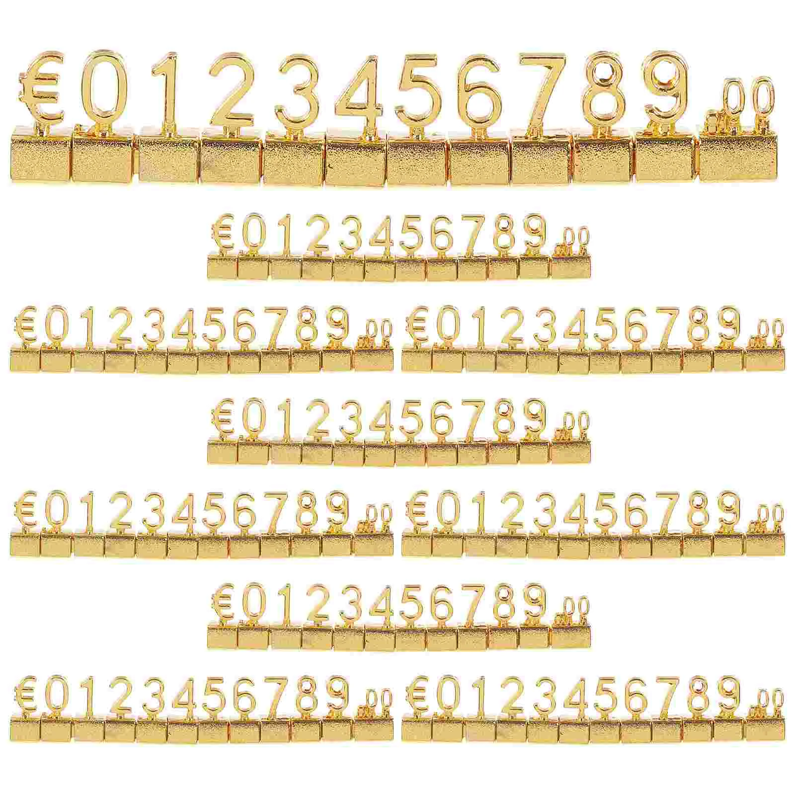 10-Pcs-Gold-Jewlery-Metal-Price-Tag-Numbers-Pricing-Label-Stand-Block ...